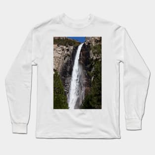 Bridalveil Fall Yosemite Valley Long Sleeve T-Shirt